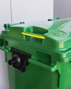 660 Litre Site Bin - Green Premium - 1260mm (W) x 780mm (D) x 1200mm (H)