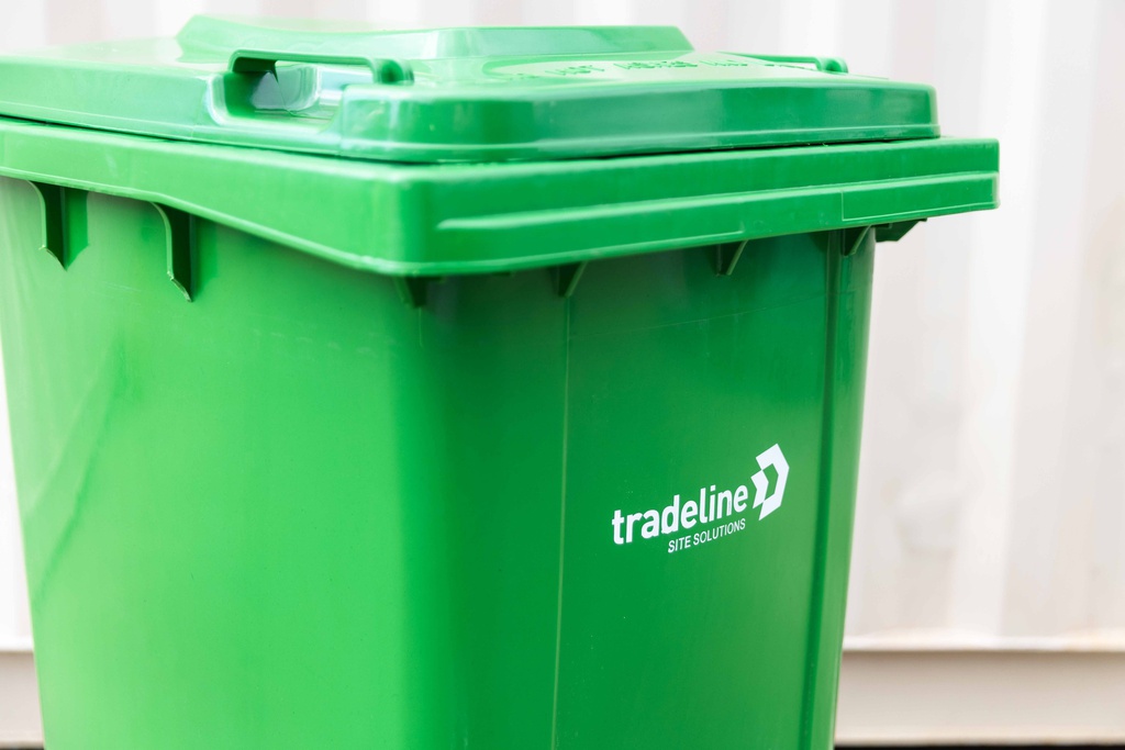 Plastic Wheelie Bin - 240 Litre - Dark Green