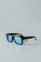 Style Safety Glasses Frontside POLARISED Blue Revo Lens with Black Frame