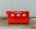 Water Barrier Red -  1410(L) x 180 (top width)/360 (bottom width) x 800(H)mm