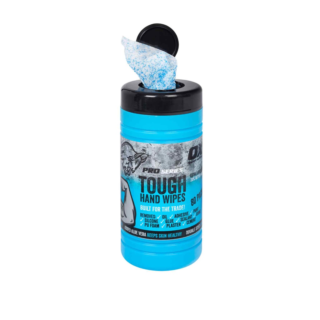 OX Tough Anti-bacterial Hand Wet Wipe 80pk