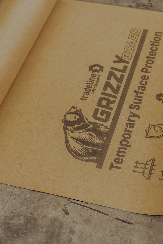 Grizzly Board Floor Protection 820mm x 30.48m (Medium Tough)