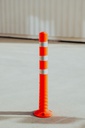 Bolt Down Reboundable Flexible Bollard ORANGE 750mm