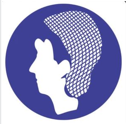 200mm Round Sticker - Hair Must Be Contained