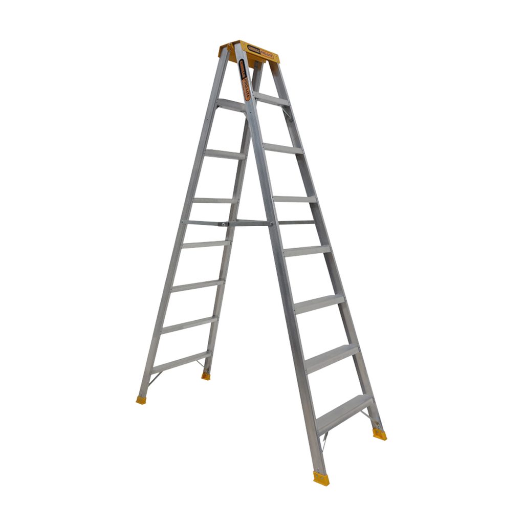 8ft Double Sided Step Ladder - 150kg Industrial