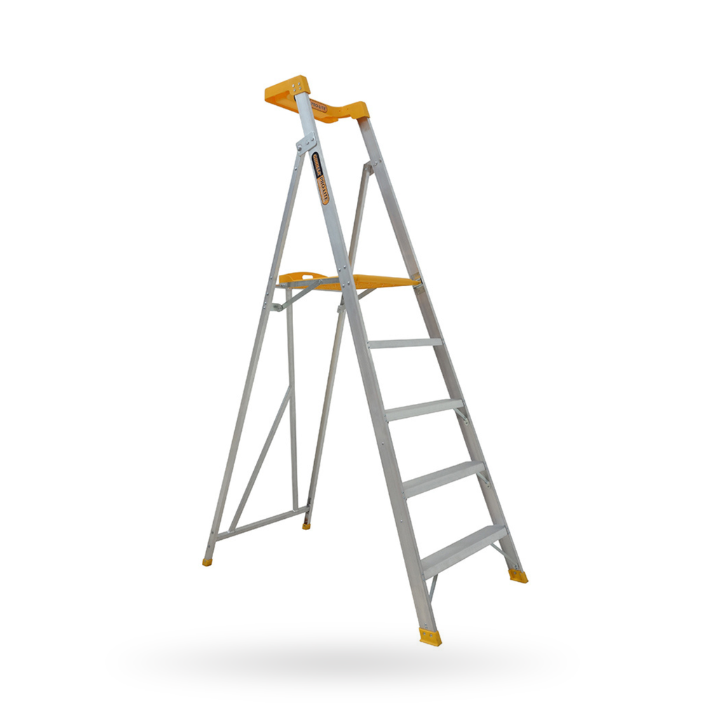 Aluminium Platform Step Ladder 1500mm - 150kg Rated