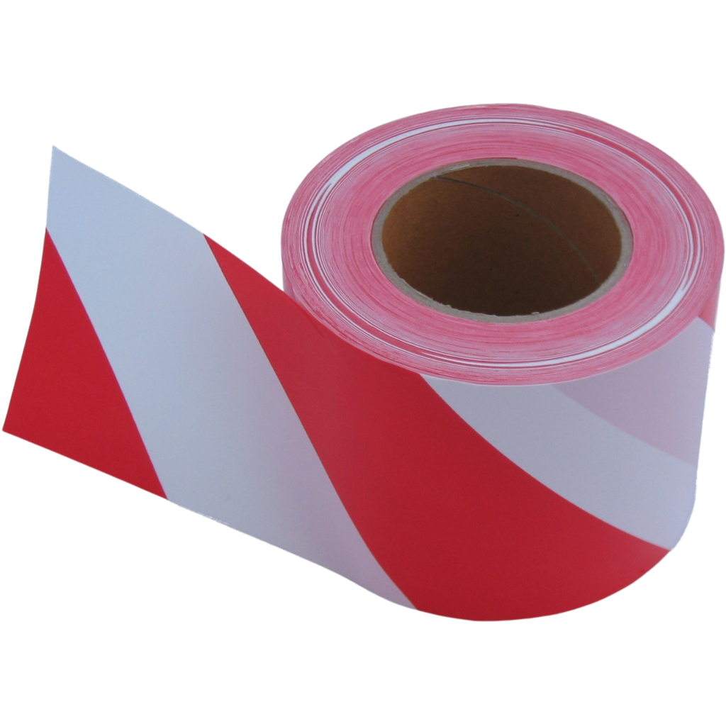Barrier Tape Red/White 72mm x 100m (ea/20box)