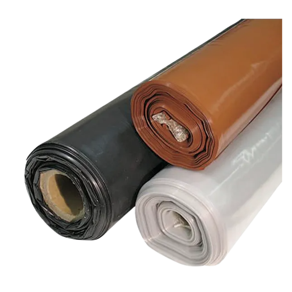 Builders Polythene 4m x 50m x 200um - Black