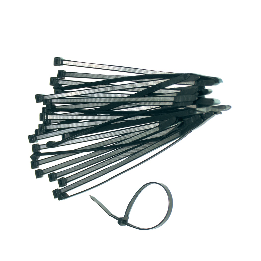 Cable Ties 250 x 4.8mm - Black (Bag of 100)