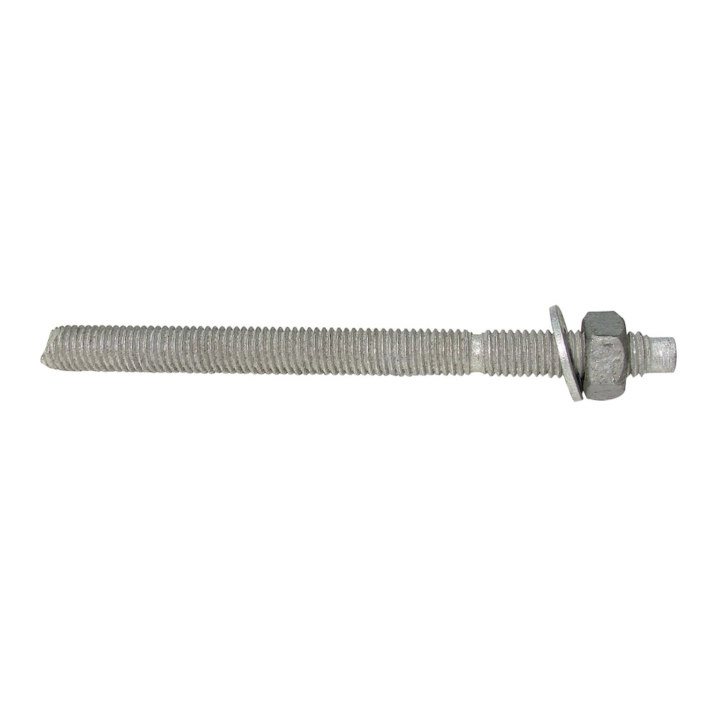 Chemical Anchor Stud Gal M20 x 260mm w/nuts &amp; washers  (ea/10pack)