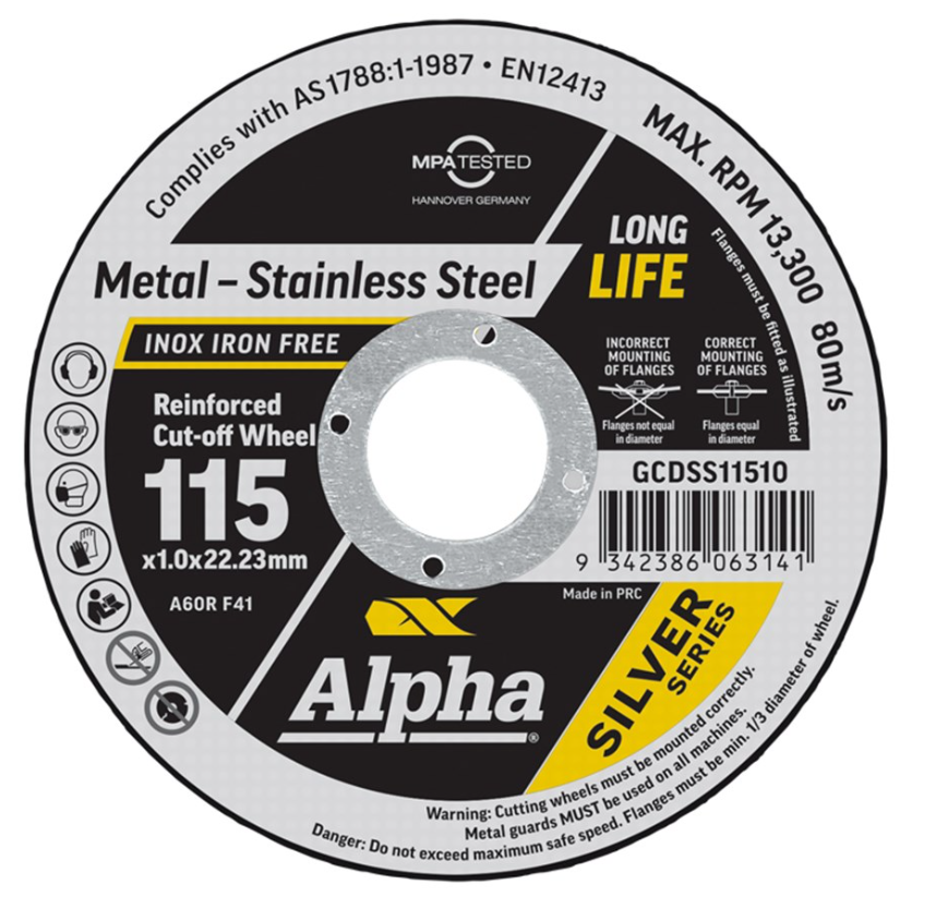 Cut Off Wheel 115mm - Ultra Thin (ea/10 box)