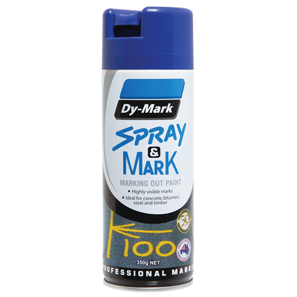 DYMARK Spray and Mark Layout Paint; Blue 350gram (ea/12box)