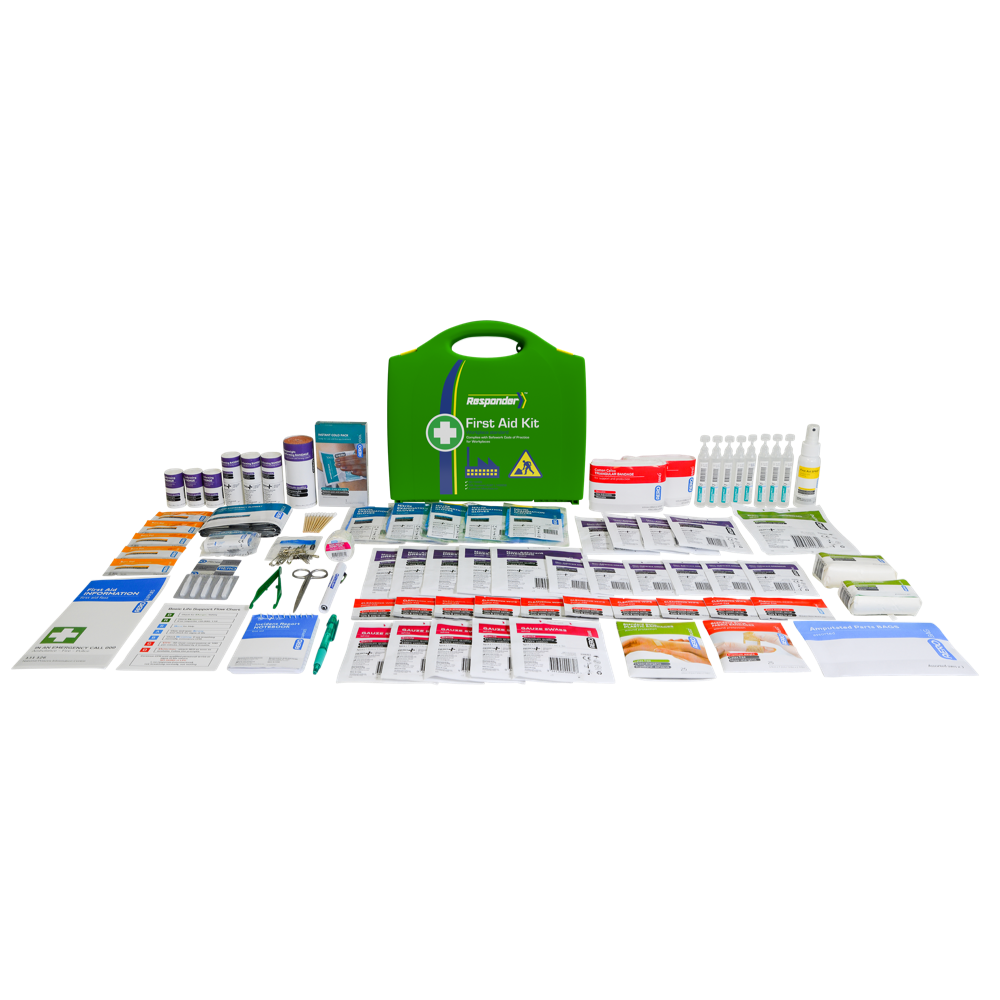 First Aid Kit 1-25 Person - Plastic Portable Case