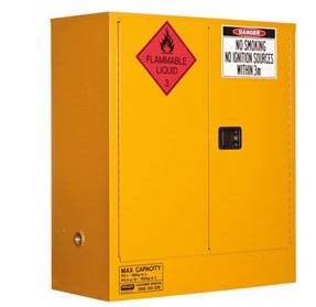 Flammable Safety Cabinet 160L - 1295mmH x 1115mmW x 500mmD