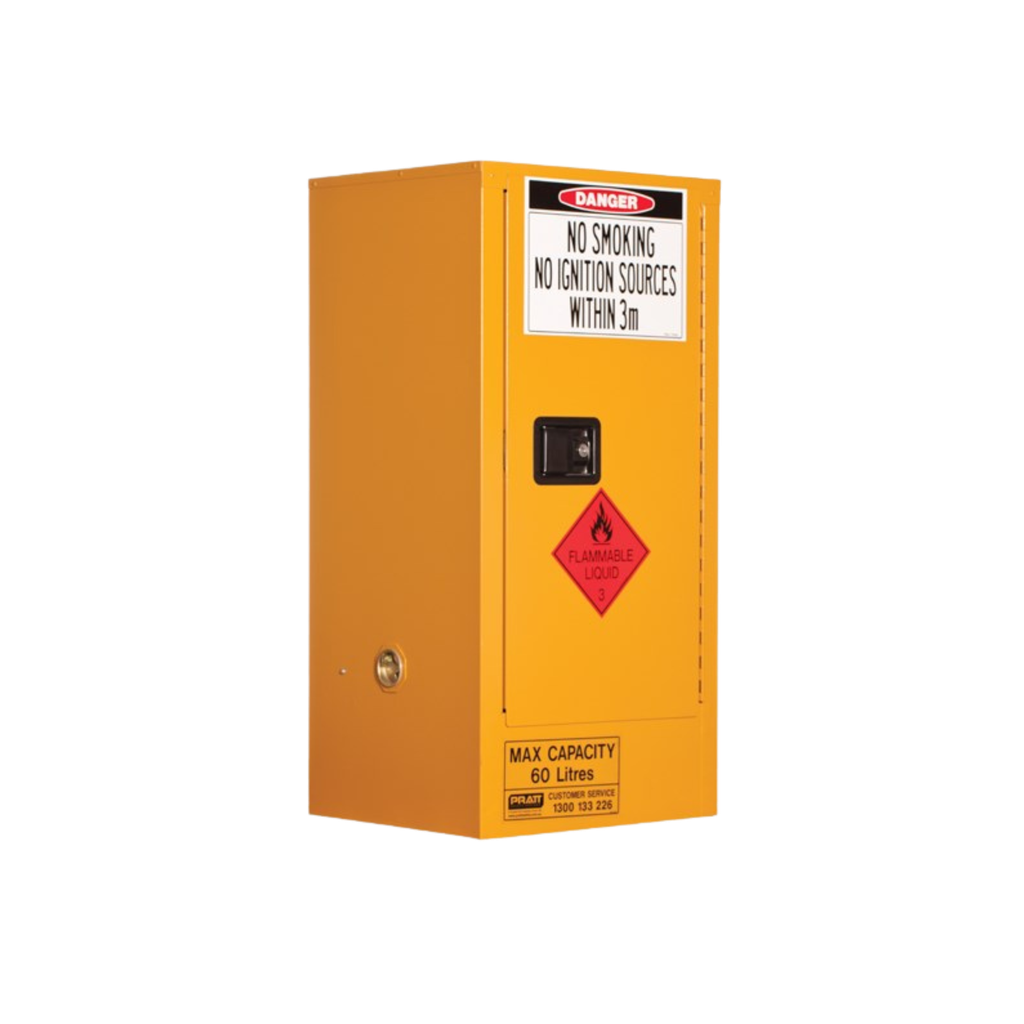 Flammable Safety Cabinet 60L - 1240mmH x 600mmW x 550mmD