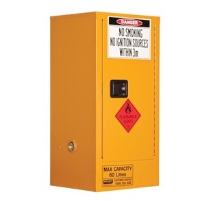 Flammable Safety Cabinet 60L - 1240mmH x 600mmW x 550mmD