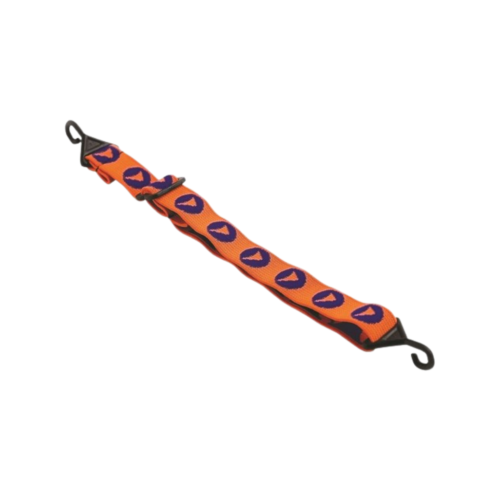 Helmet (Hard hat) Chin Strap (ea/5 in a pack) - Orange/Blue