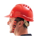 Helmet (Hard hat) Chin Strap (ea/5 in a pack) - Orange/Blue