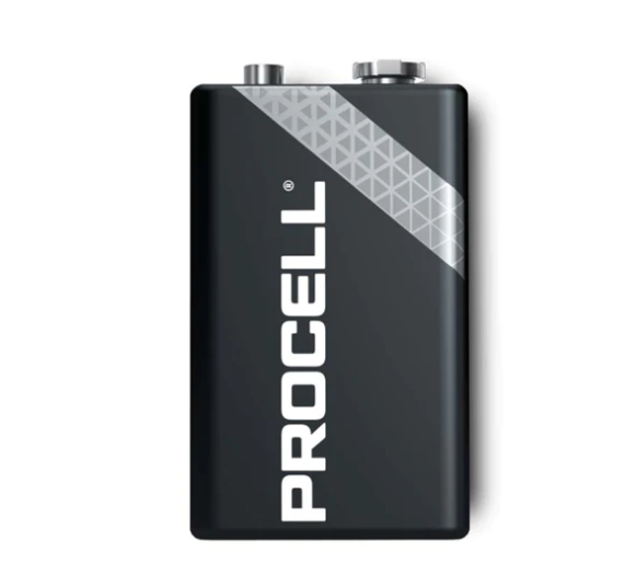 Industrial Alkaline Battery 9V Size (ea/12Box)