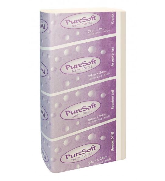 Interleaved Hand Towel - Standard Size 230x240mm (Carton)