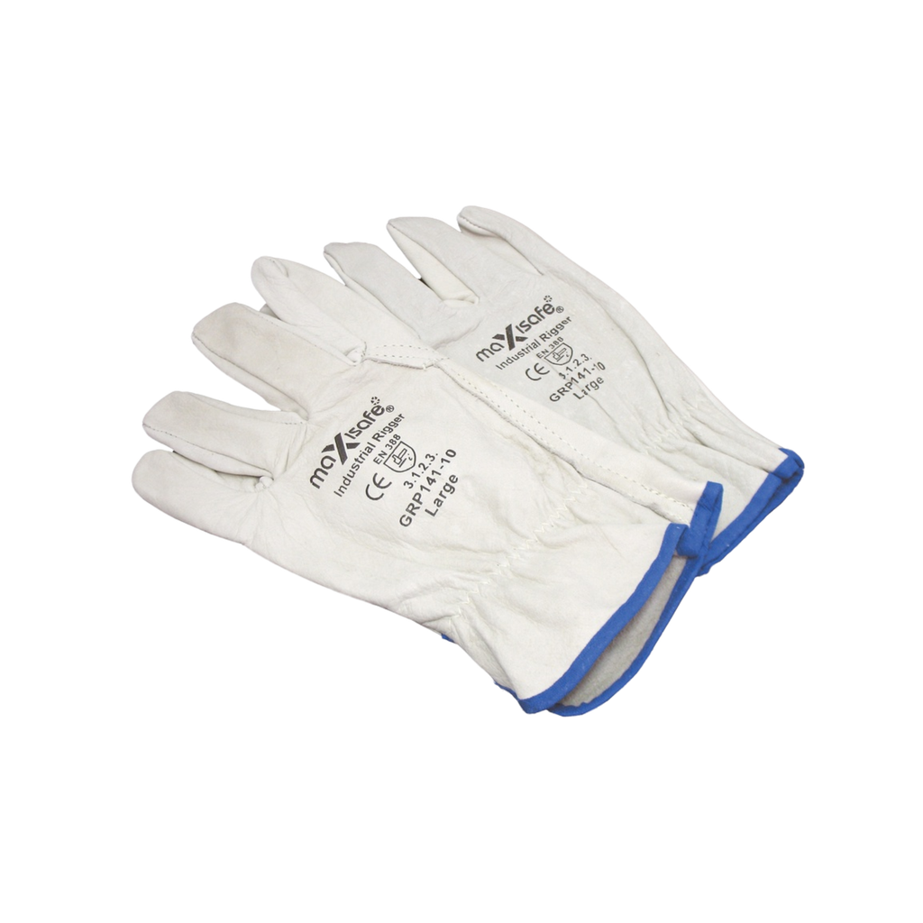 Leather Riggers Gloves Size 11 - XXL (ea/12pack)