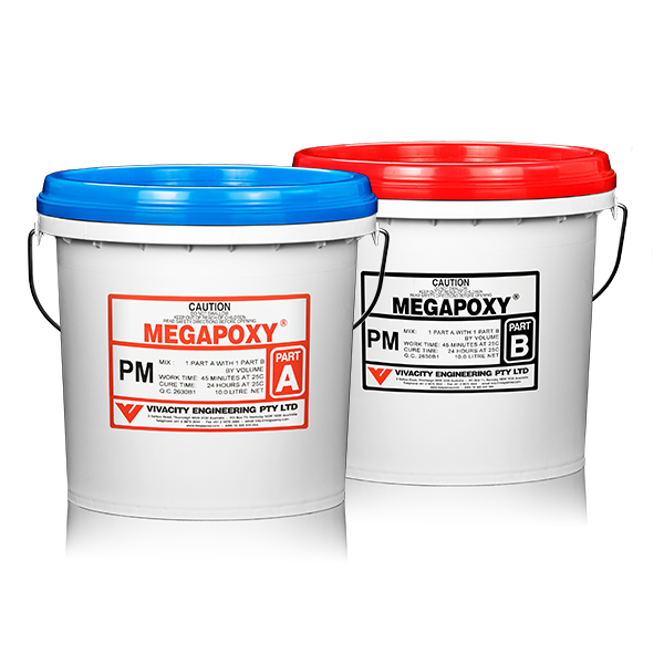 Megapoxy PM Structural Epoxy Adhesive Paste 4.0L Kit