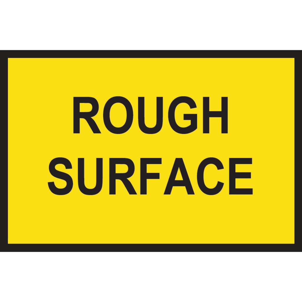 Boxed Edge Sign Metal Class 1W Reflective 900 x 600mm - Rough Surface