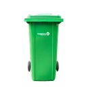 Plastic Wheelie Bin - 240 Litre - Dark Green