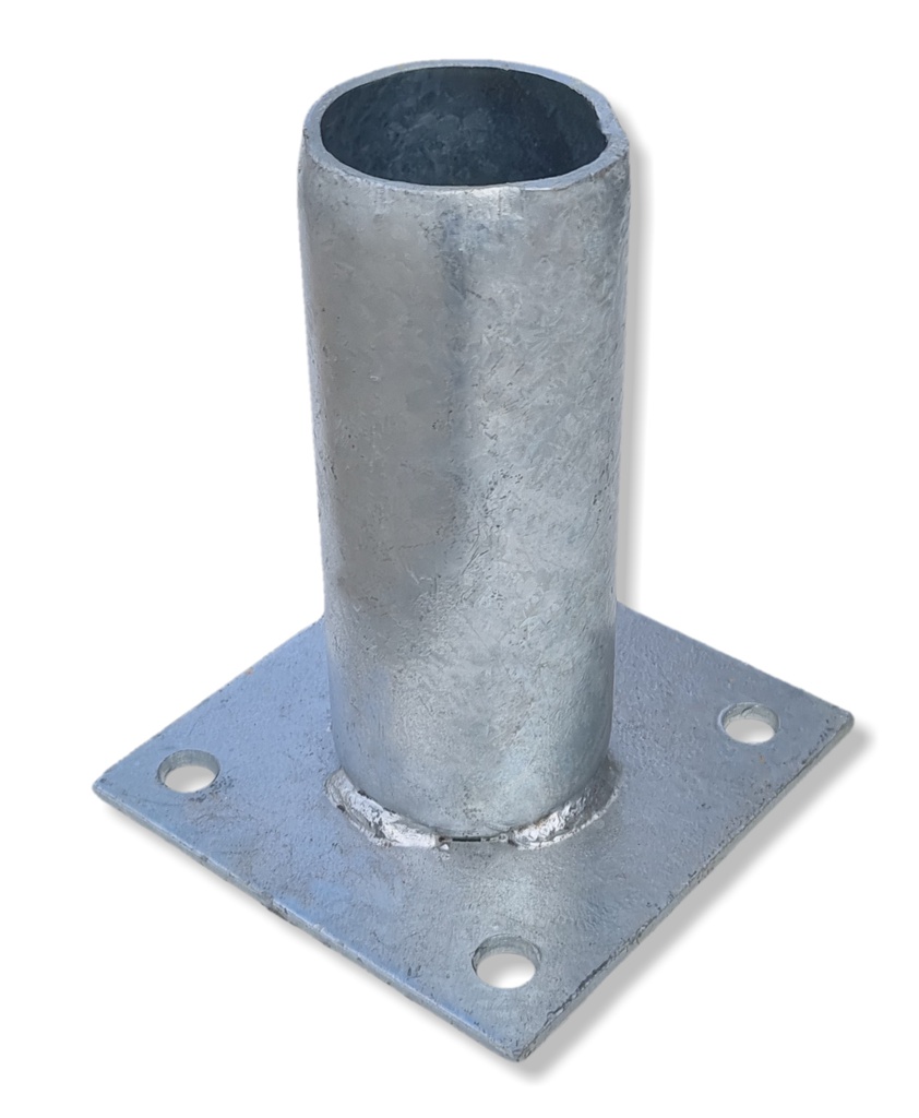 Post Surface Mount Base Plate Bracket with 4 Holes