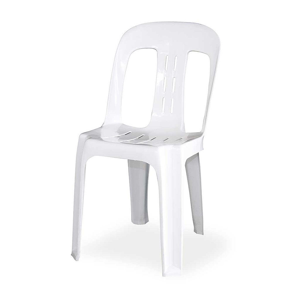 Premium Plastic Chair 150kg Stamped and Fully Compliant to AU/NZ Standard AS3813  - White