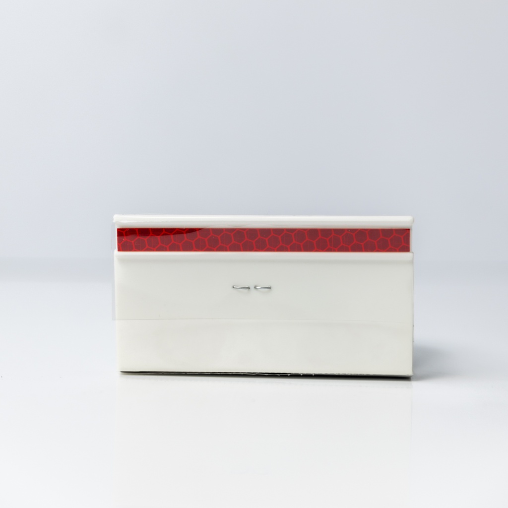Red/White Stick &amp; Stomps - Solid (Box of 500)