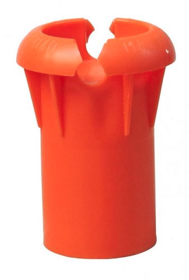 Reosok Safety Caps - suits bars 24mm to 36mm &amp; pickets - Orange (Bag of 50) 