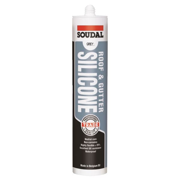 Roof &amp; Gutter Silicone 300ml - GREY