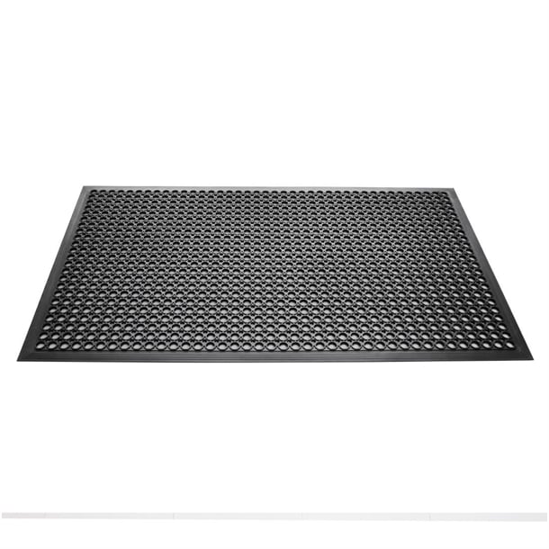 Rubber Mat - 900 x 1500mm - Black, Non Slip, Oil Resistant