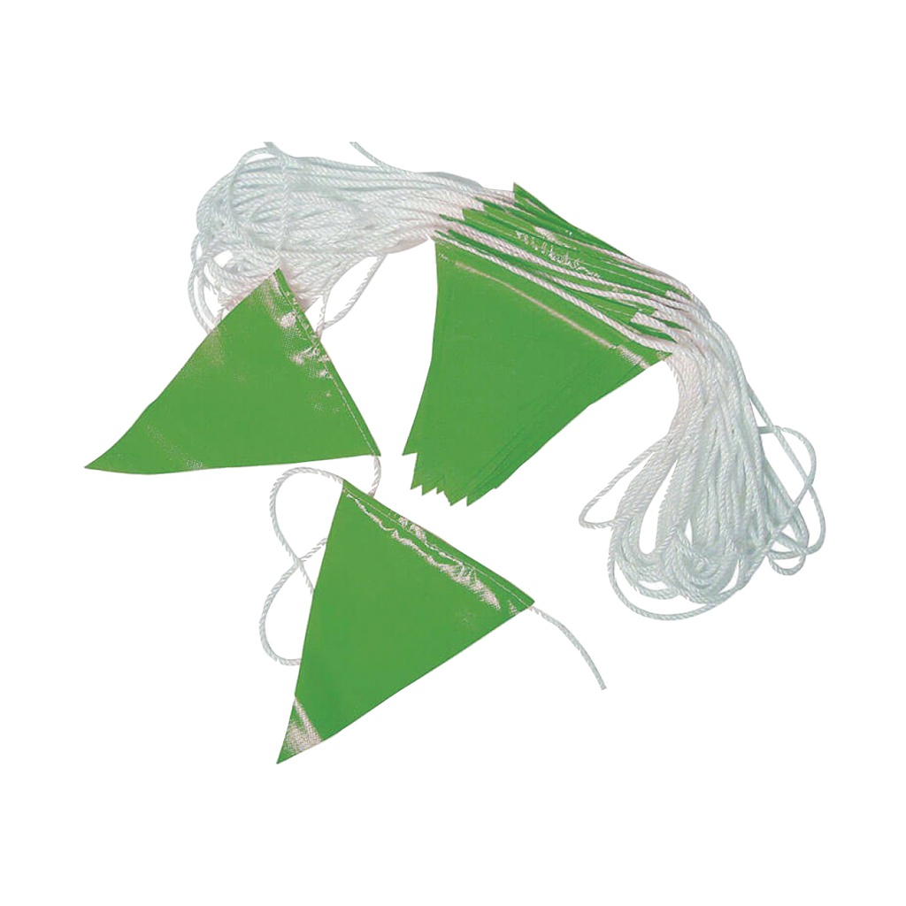 Safety Flags - GREEN Bunting - 30m (ea/25box)