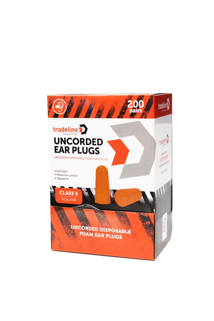 Uncorded Ear Plugs (Box of 200)