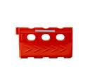 GuardX 800™ Water Filled Barrier Red - 1410 (L) x 360 (W) x 800 (H) mm