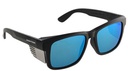 Style Safety Glasses Frontside POLARISED Blue Revo Lens with Black Frame