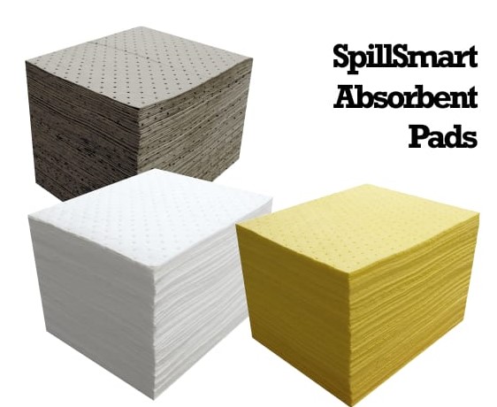 Oil Spill Pad White / Mat 48 x 43cm (ea/Box of 100)