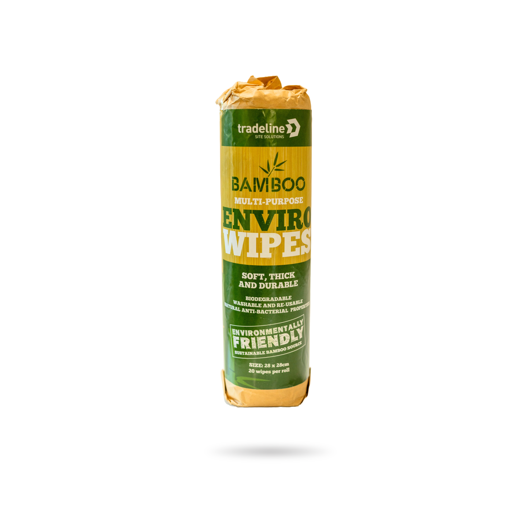 Bamboo Biodegradable Wipes Roll - 20 Sheets