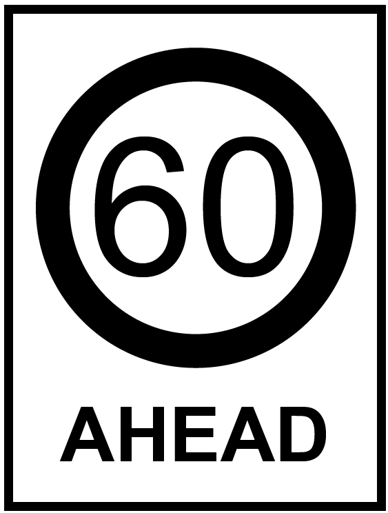 Victoria Multi Message Sign 600 x 900mm - 60 Ahead