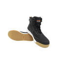 Dune Low Cut Zip Side Lave Up Safety Boot Black
