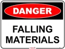 Safety Sign 600 x 450mm - Falling Material