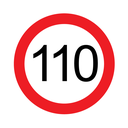 Victoria Multi Message Sign 600 x 600mm Class 1 Reflective - 110km