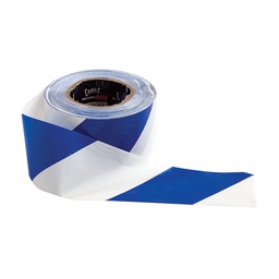 [BARTAPEWHBL] Barrier Tape Blue/White 75mm x 100m (ea/20box)