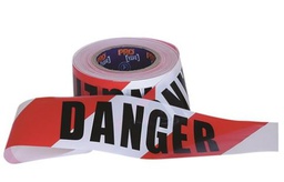 [BARDANGER] Barrier Tape Red/White (DANGER) 75mm x 100m (ea/24box)