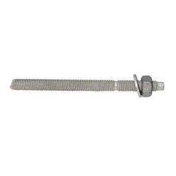 [CHMST20G] Chemical Anchor Stud Gal M20 x 260mm w/nuts &amp; washers  (ea/10pack)