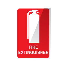 [705LSP] Safety Sign 150 x 225mm Poly - Fire Extinguisher