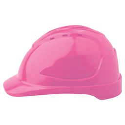 [HARDHAT-P] Hard Hat - Vented with adjustable harness - Fluro Pink