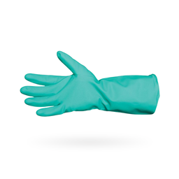 [GLVCHEMNITR-9] Nitrile Gloves Chemical Resistant - 330mm Green - Large (Size 9)
